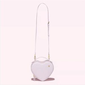 NWT Stoney Clover Lane Heart Crossbody Bag In Lilac